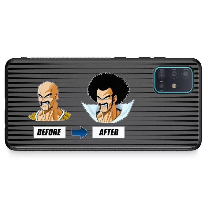 Samsung Galaxy A51 5G Phone Case Parody of Dragon Ball Z - DBZ Mister Satan and Nappa