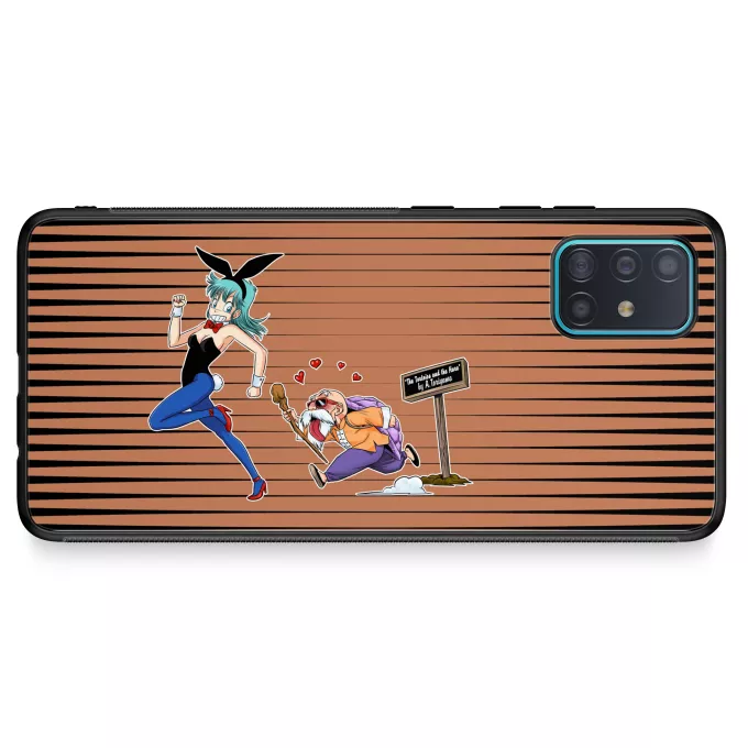 Samsung Galaxy A51 5G Phone Case Parody of Dragon Ball Master Roshi and Bulma