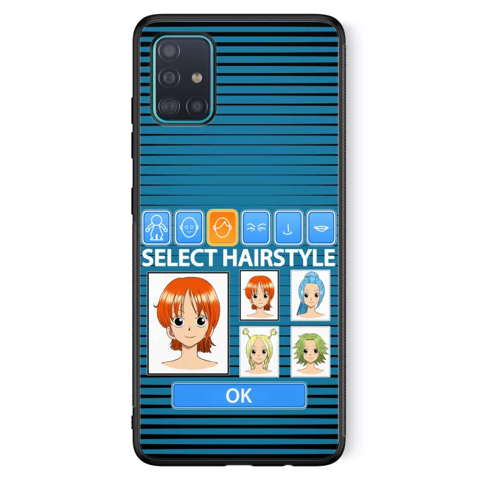 Samsung Galaxy A51 5G Phone Case Parody of One Piece Nami from Straw Hats Pirates Crew