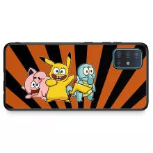 SpongeBob Phone Case “SpongeBob, Squidward Tentacles, Patrick Star and Pikachu” – Pokémon parody