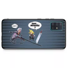 Coque Téléphone Portable Clad « Prétentieux !! » – Parodie Final Fantasy VII