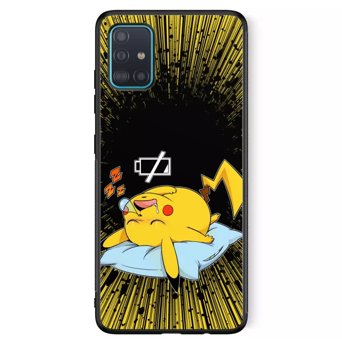 Fodral för Samsung Galaxy A51 5G Parodi Pokémon Pikachu