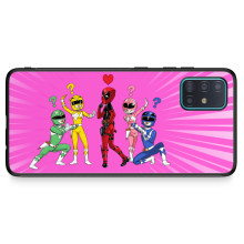 Estojo Samsung Galaxy A51 5G - Deadpool e Power Rangers