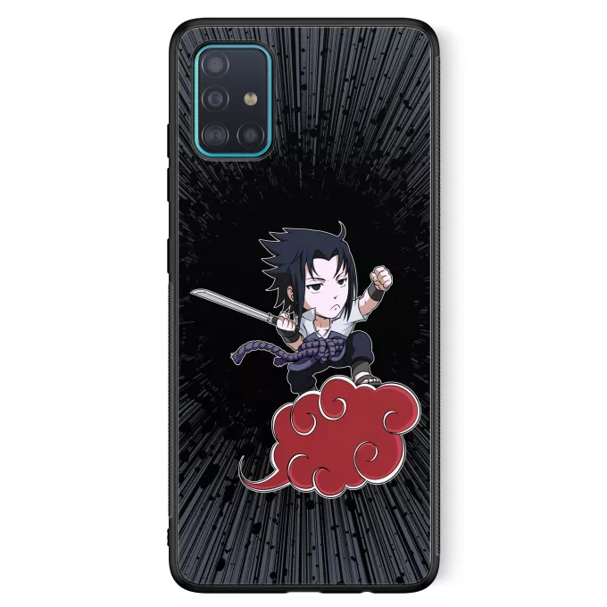 Custodia per Samsung Galaxy A51 5G Paoridia Naruto Sasuke e Son Goku