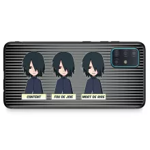 Coque Téléphone Portable Sasuke Uchiwa « Toujours aussi expressif... » – Parodie Naruto