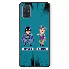 Coque Téléphone Portable « Les 2 Super-Héros de la Nuit !! » – Parodie Batman