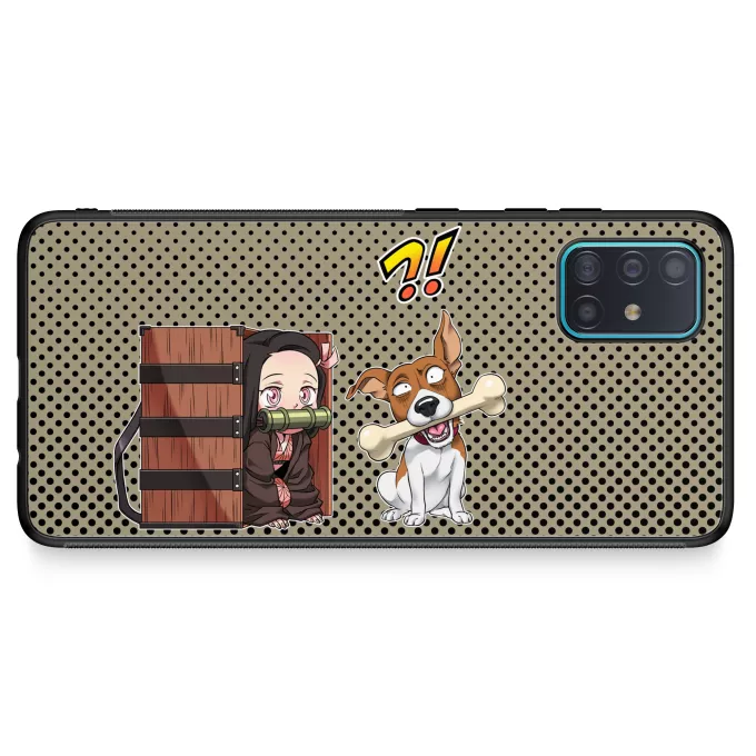 Fodral för Samsung Galaxy A51 5G Parodi Kimetsu no yaiba Nezuko Kamado