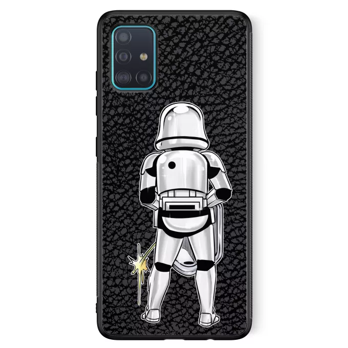 Samsung Galaxy A51 5G Phone Case Parody of Star Wars Imperial Stormtrooper