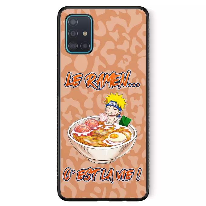 Coque pour téléphone portable Samsung Galaxy A51 5G Parodie Naruto Le Ramen... C'est la vie ! - Naruto Uzumaki