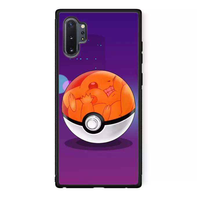 Samsung Galaxy Note 10+ Handyhülle Parodie auf Pokémon Das Pokeball auf Pikachu