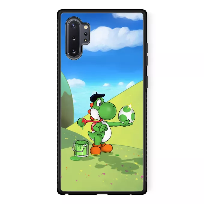Fodral för Samsung Galaxy Note 10+ Parodi Yoshi Green Yoshi