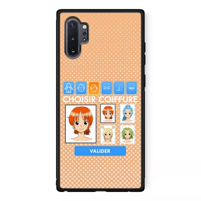 Coque pour téléphone portable Samsung Galaxy Note 10+ Parodie One Piece Générateur de personnages :) - Nami, Vivi