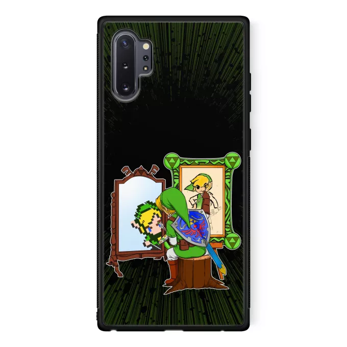 Estojo Samsung Galaxy Note 10+ Paródia Zelda Link - Norman Rockwell style