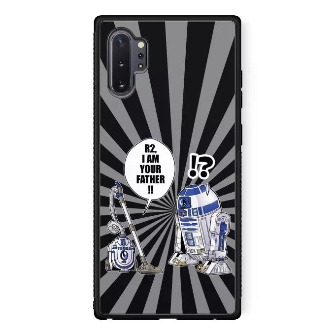 Fodral för Samsung Galaxy Note 10+ Parodi Stjärnornas krig R2-D2