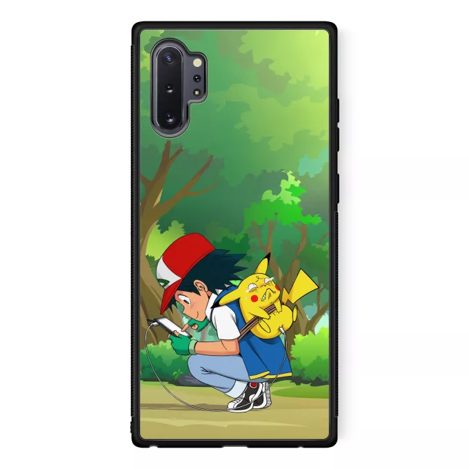 Samsung Galaxy Note 10+ Handyhülle Parodie auf Pokémon Pikachu