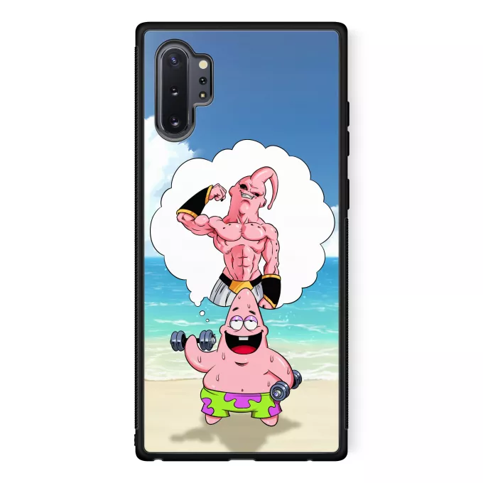 Fodral för Samsung Galaxy Note 10+ Parodi Dragon Ball Z - DBZ Patrik Stjärna och Majin Buu