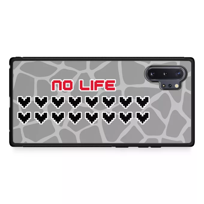 Custodia per Samsung Galaxy Note 10+ Paoridia videogiochi Pixel No Life Design