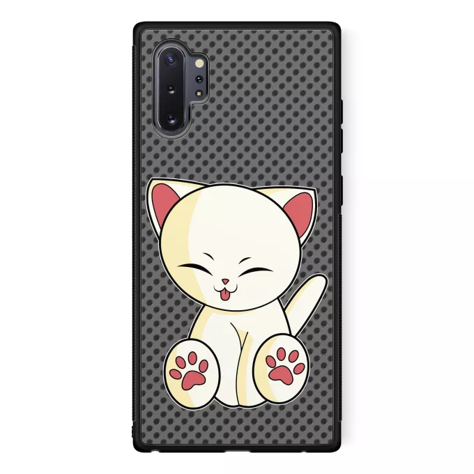 Coque pour téléphone portable Samsung Galaxy Note 10+ Parodie Chatons Mignons Chaton Mignon Crème