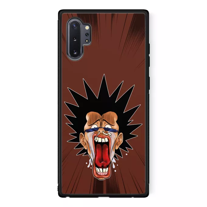 Coque pour téléphone portable Samsung Galaxy Note 10+ Parodie Manga Design Grimaces Baka - Les Rois de la Grimace Vol.4