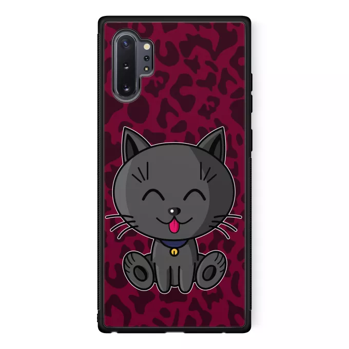 Coque pour téléphone portable Samsung Galaxy Note 10+ Parodie Kawaii Baby Cats Kawaii Baby Cat (Bleu)