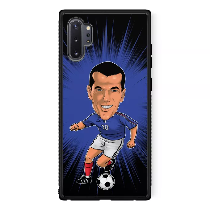 Coque pour téléphone portable Samsung Galaxy Note 10+ Parodie Caricature de Stars Caricature SD Manga Stars Vol.8 ! - Caricature Stars - Zinedine Zidane