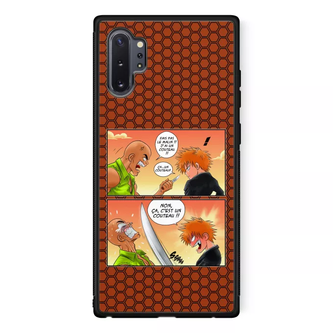 Coque pour téléphone portable Samsung Galaxy Note 10+ Parodie Bleach Non, ça c'est un couteau ! - Ichigo Kurosaki