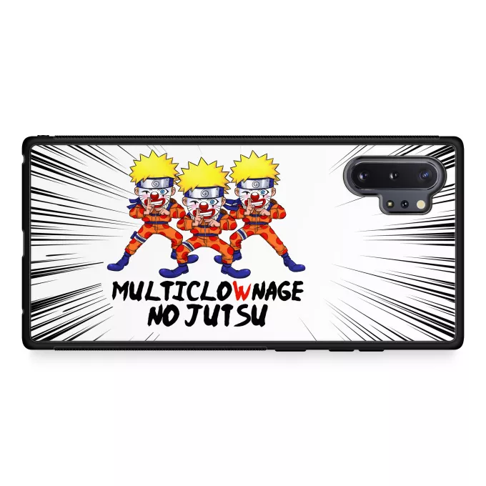 Coque pour téléphone portable Samsung Galaxy Note 10+ Parodie Naruto Multiclownage No Jutsu !! - Naruto Multiclonage