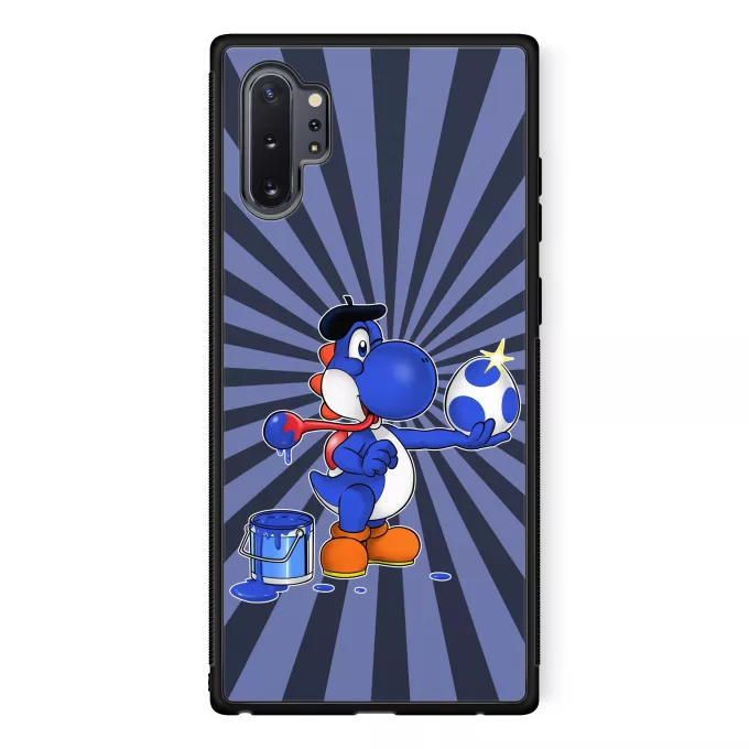Custodia per Samsung Galaxy Note 10+ Paoridia Yoshi Yoshi blu