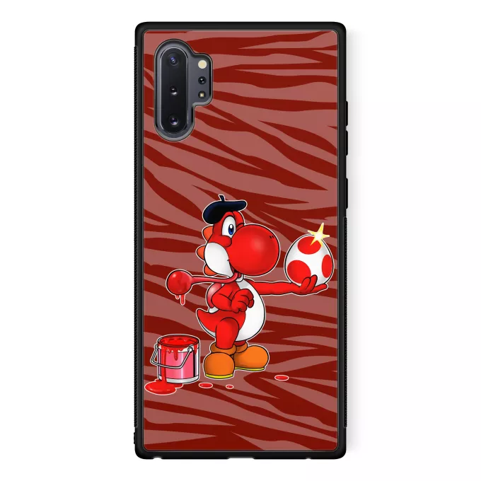 Custodia per Samsung Galaxy Note 10+ Paoridia Yoshi Yoshi rosso