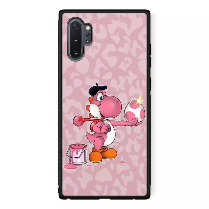Custodia per Samsung Galaxy Note 10+ Paoridia Yoshi Yoshi rosa