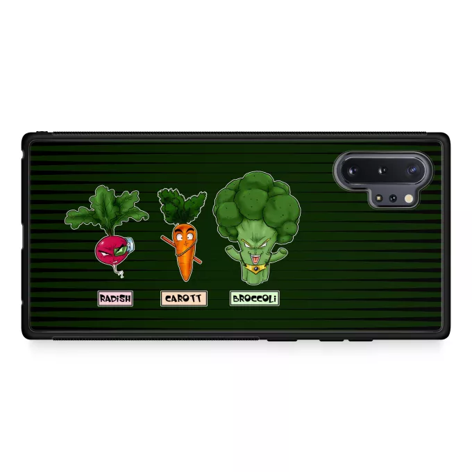 Samsung Galaxy Note 10+ Phone Case Parody of Dragon Ball Z - DBZ Son Goku, Broly and Vegeta