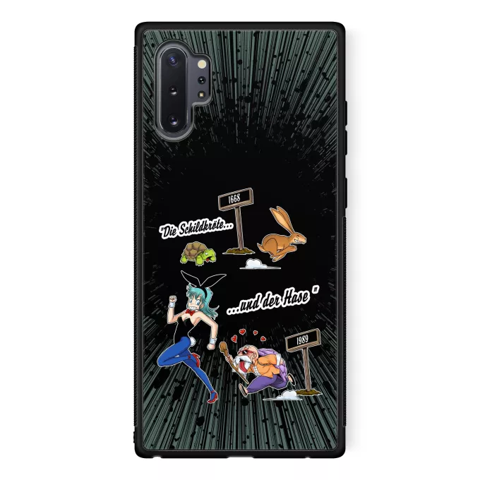 Samsung Galaxy Note 10+ Handyhülle Parodie auf Dragon Ball Bulma und Muten Roshi