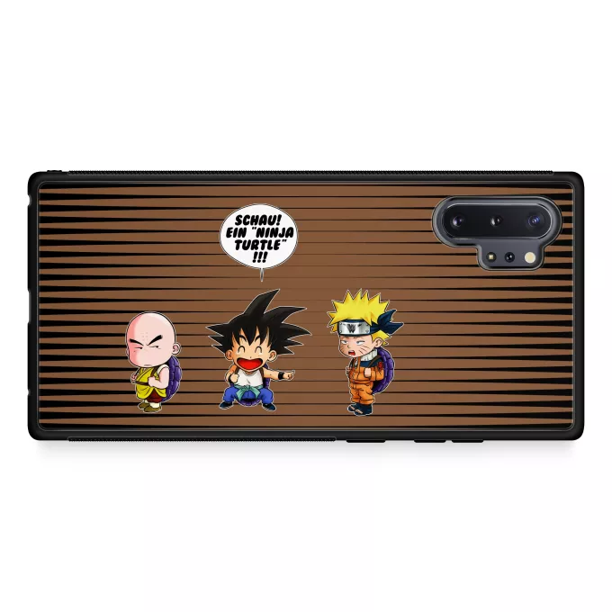 Samsung Galaxy Note 10+ Handyhülle Parodie auf Naruto Naruto und Son-Goku