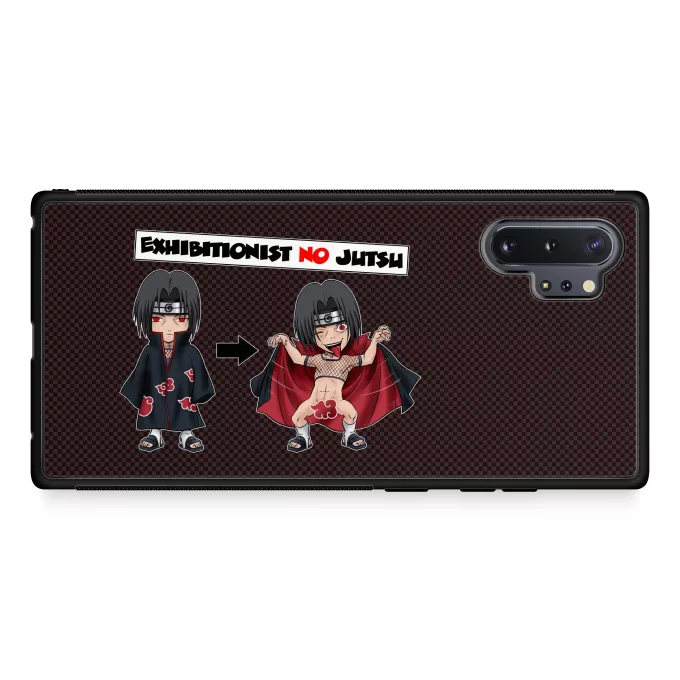 Samsung Galaxy Note 10+ Handyhülle Parodie auf Naruto Itachi Uchiwa