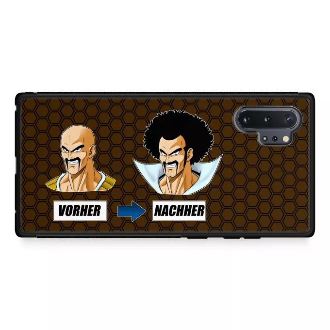 Samsung Galaxy Note 10+ Handyhülle Parodie auf Dragon Ball Z - DBZ Nappa und Mr Satan