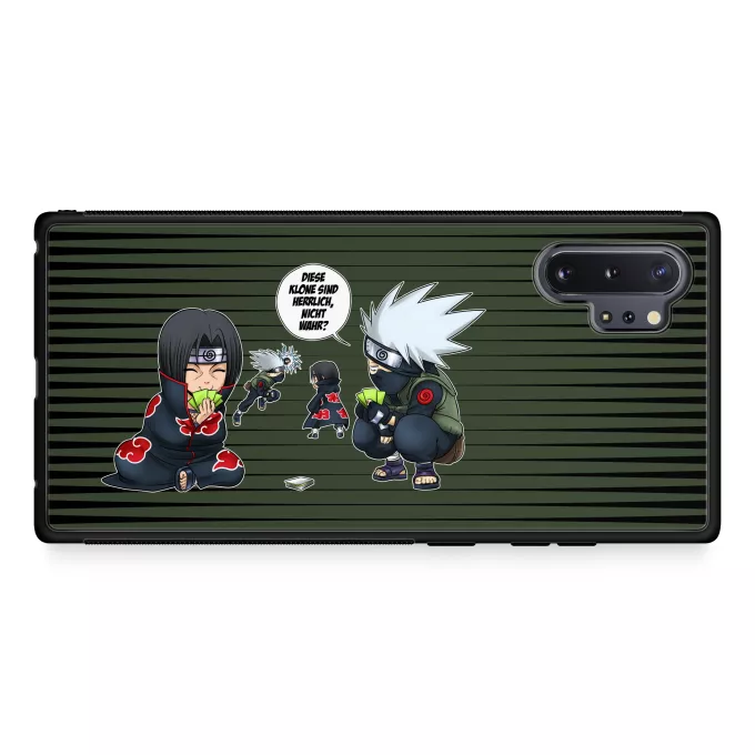 Samsung Galaxy Note 10+ Handyhülle Parodie auf Naruto Kakashi Hatake und Itachi Uchiwa