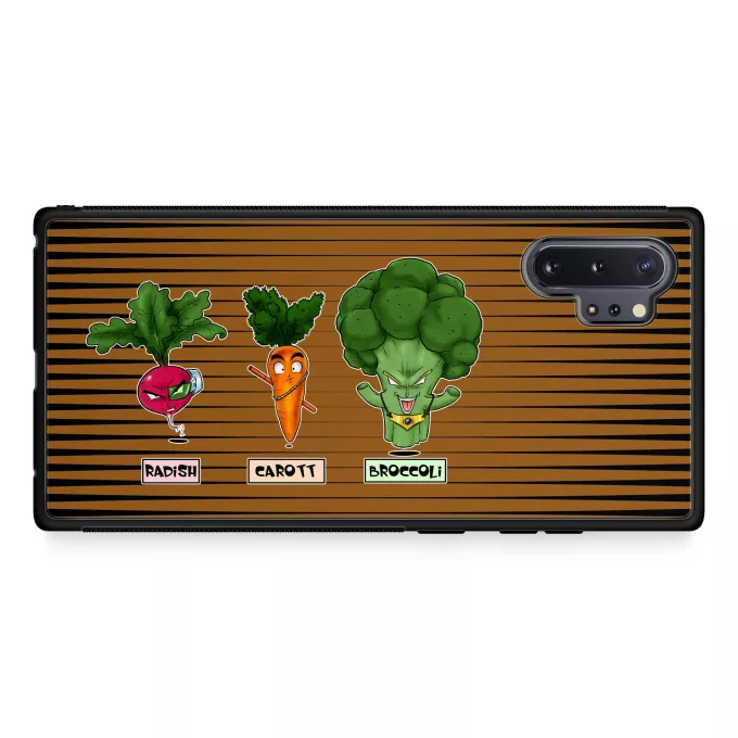 Funda para Samsung Galaxy Note 10+ Parodia Dragon Ball Z -DBZ Son Gokū, Raditz y Broly