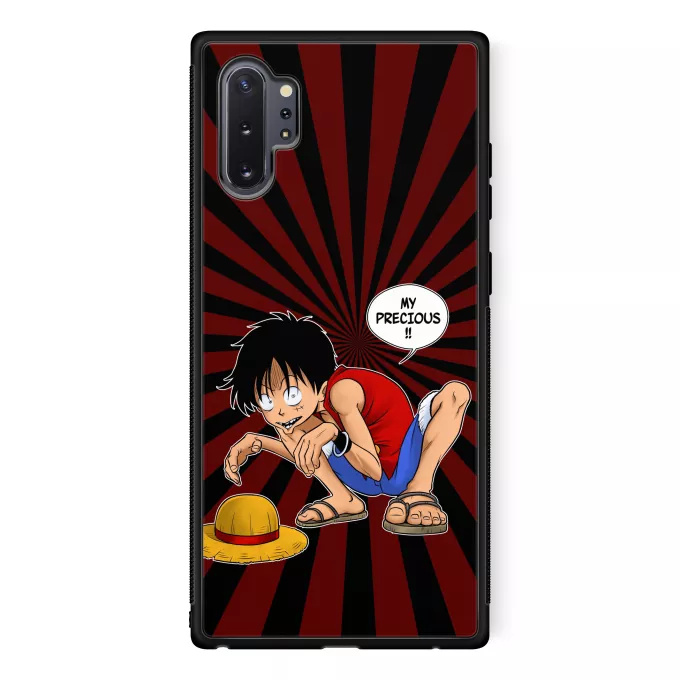 Samsung Galaxy Note 10+ Phone Case Parody of One Piece Luffy and Gollum - My Precious
