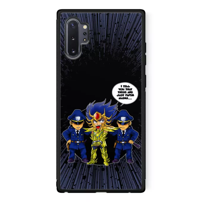Samsung Galaxy Note 10+ Phone Case Parody of Knights of the Zodiac - Saint Seiya Cancer Deathmask