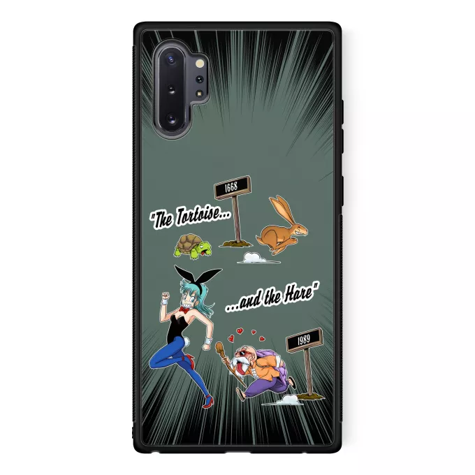 Samsung Galaxy Note 10+ Phone Case Parody of Dragon Ball Kame Sennin and Bulma