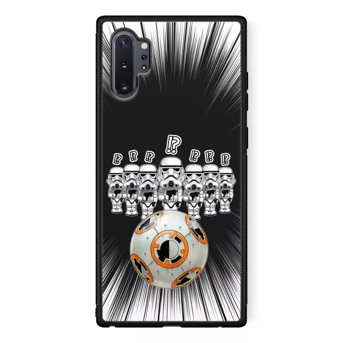 Custodia per Samsung Galaxy Note 10+ Paoridia Star Wars BB-8 X Stormtroopers