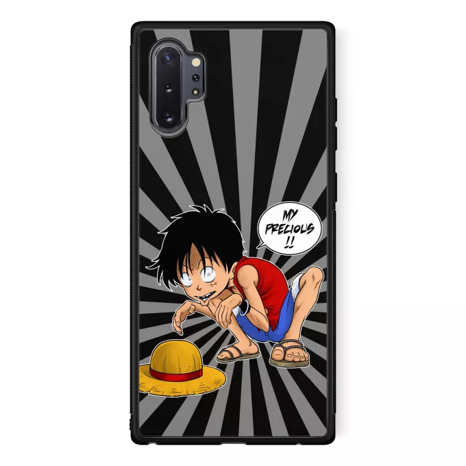 Samsung Galaxy Note 10+ Phone Case Parody of One Piece Luffy and Gollum - My Precious