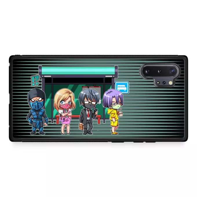 Custodia per Samsung Galaxy Note 10+ Paoridia Mortal Kombat Sub-Zero
