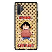 Coque Téléphone Portable Luffy « La Viande... C'est la vie ! » – Parodie One Piece