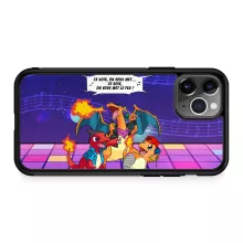 Coque Téléphone Portable Dracaufeu « Ce soir, on vous met le Feu ! » – Parodie Pokémon