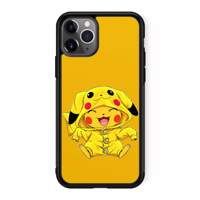 Estojo iPhone 11 Pro Paródia Pokémon Pikachu