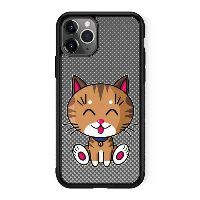 Coque pour téléphone portable iPhone 11 Pro Parodie Kawaii Baby Cats Kawaii Baby Cat (tigré)
