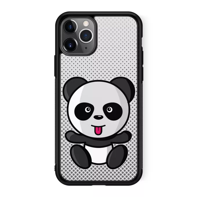 Coque pour téléphone portable iPhone 11 Pro Parodie Délire Kawaii Kawaii Panda