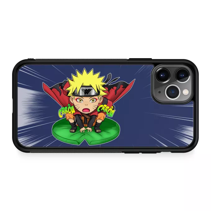 Coque pour téléphone portable iPhone 11 Pro Parodie Naruto Crôa Crôa No Jutsu !! - Naruto en Mode Sennin