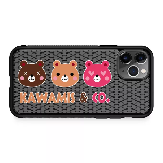 Coque pour téléphone portable iPhone 11 Pro Parodie Kawaii Kao Kawamis and Co. Vol.1 (Pinky, Browny et Caramel) !